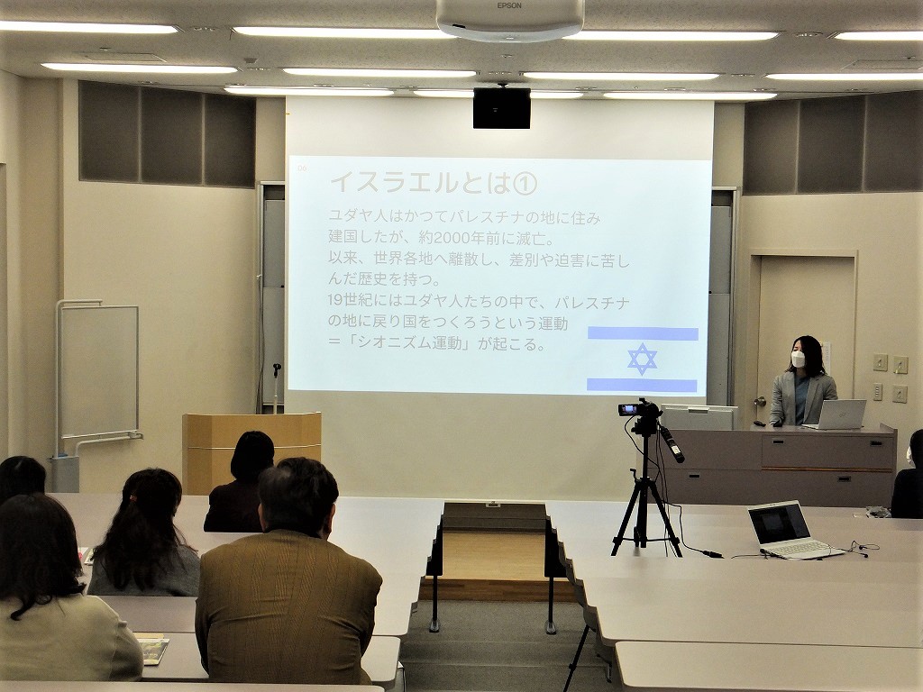 社会科特別講演「パレスチナ問題に関する講演会」page-visual 社会科特別講演「パレスチナ問題に関する講演会」ビジュアル
