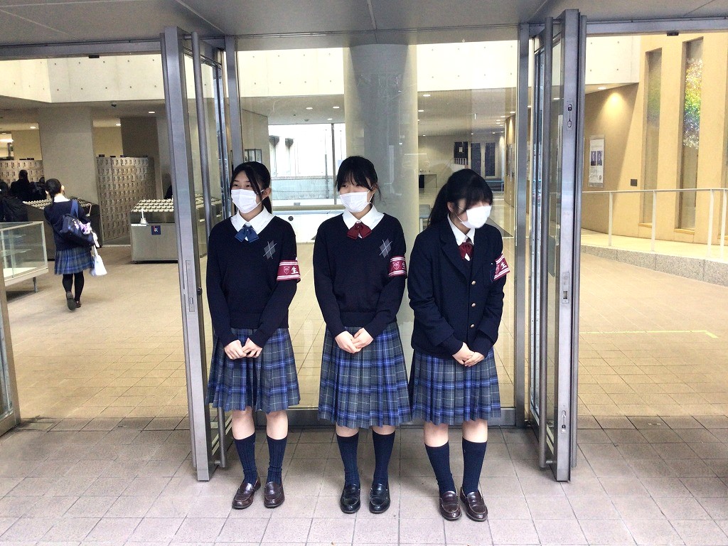 生徒会 朝の挨拶運動page-visual 生徒会 朝の挨拶運動ビジュアル